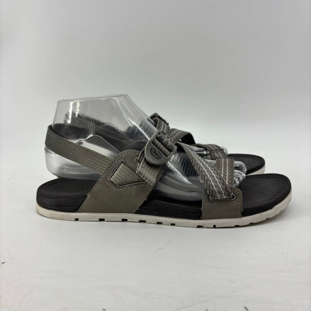 Chaco Womens Size 9 Lowdown Pully Gray Strappy Sandals Comfort - Picture 2 of 12